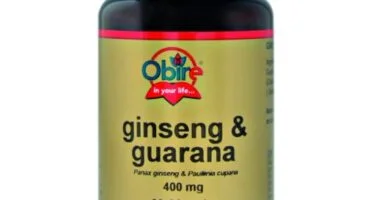 Ginseng & guarana 400 mg. 90 capsulas Obire