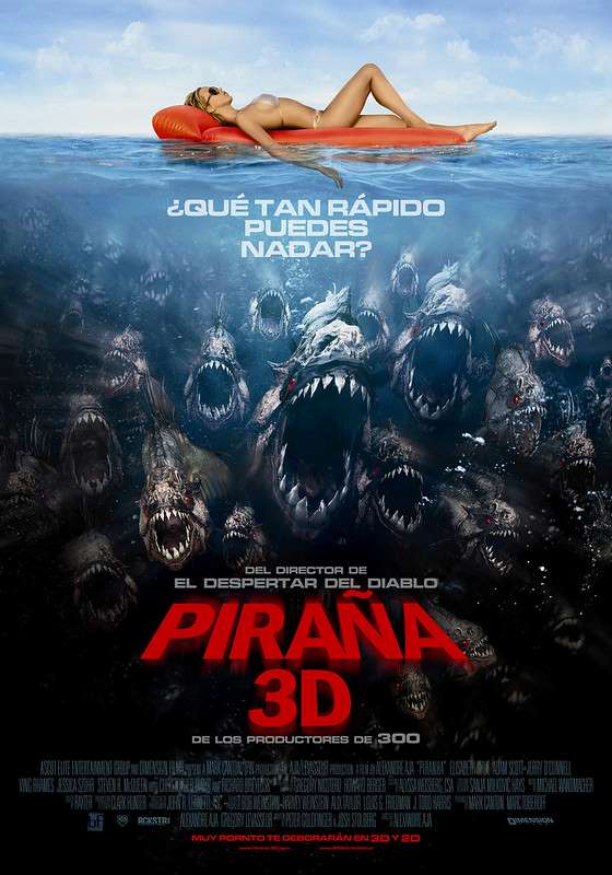 piranha 3D poster  