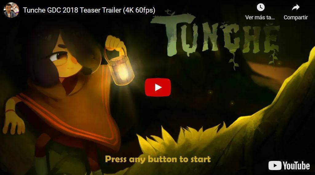 The tunche trailer of the video game