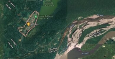 reserva biologica limoncocha vista satelital