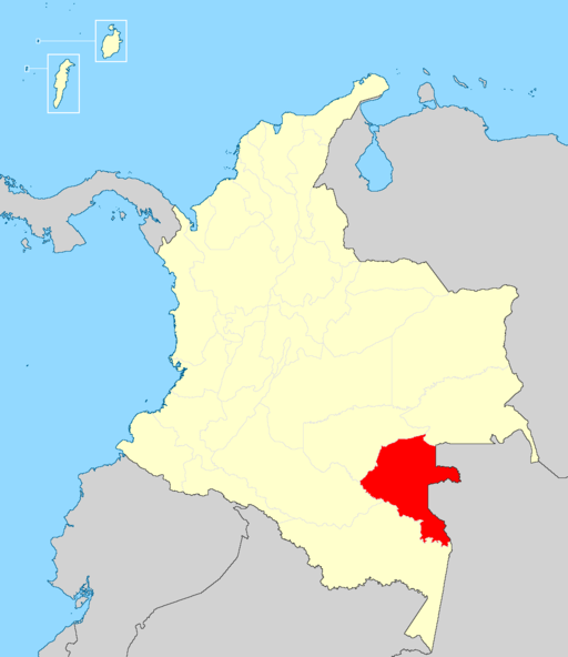 Colombia-Vaupés-departamentos LOW