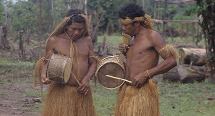 Instrumentos Musica ritual Amazonas