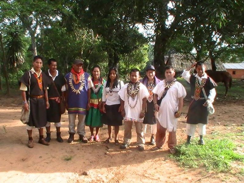 Guane Indigenous Authorities, Zippasgo Inga Chibcha Wuanentá Hunzaá. Minga Inga Indigenous People, Cofán in the Indigenous Reservation of Caño Mochuelo, Orinoco Amazon.