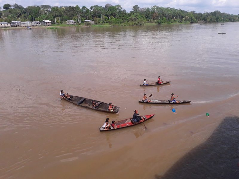 Viaje en barco por el río Amazonas desde Manaos (Brasil) a Leticia (Colombia). Fotos originales de: Melanny Hernández R